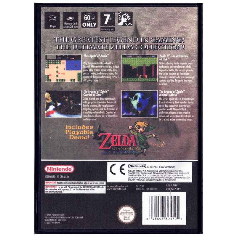 THE LEGEND OF ZELDA COLLECTORS EDITION GAMECUBE OBS LÄS!!!