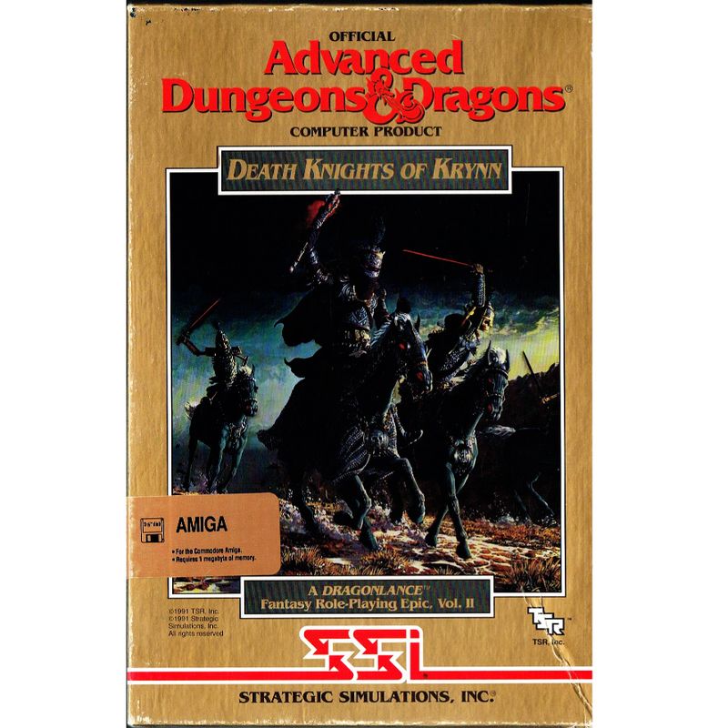 ADVANCED DUNGEONS & DRAGONS DEATH KNIGHTS OF KRYNN AMIGA