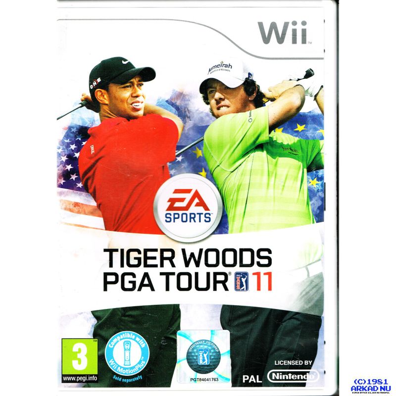 TIGER WOODS PGA TOUR 11 WII