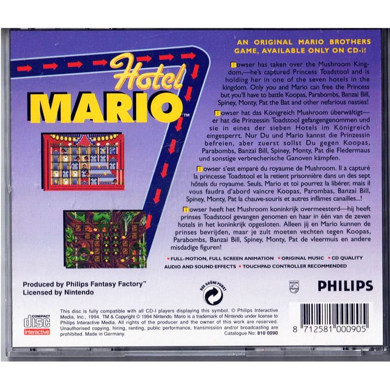 HOTEL MARIO CD-I