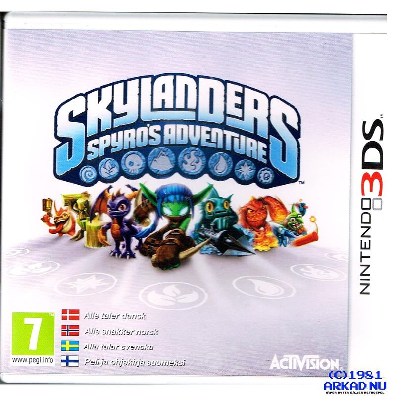 SKYLANDERS SPYROS ADVENTURE 3DS