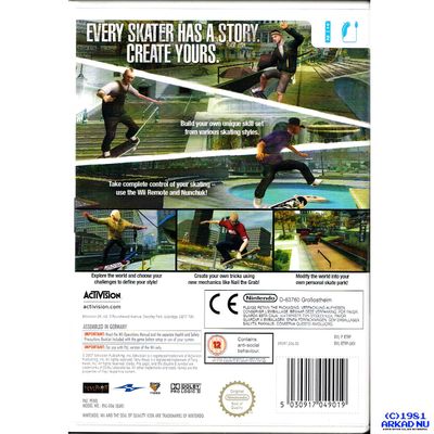 TONY HAWKS PROVING GROUND WII