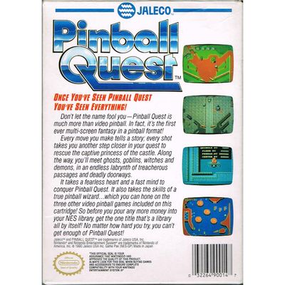 PINBALL QUEST NES REV-A