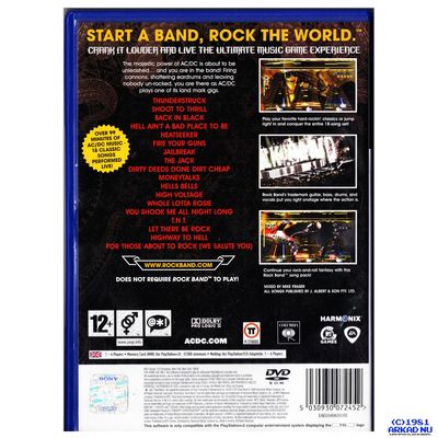 AC/DC LIVE ROCKBAND PS2