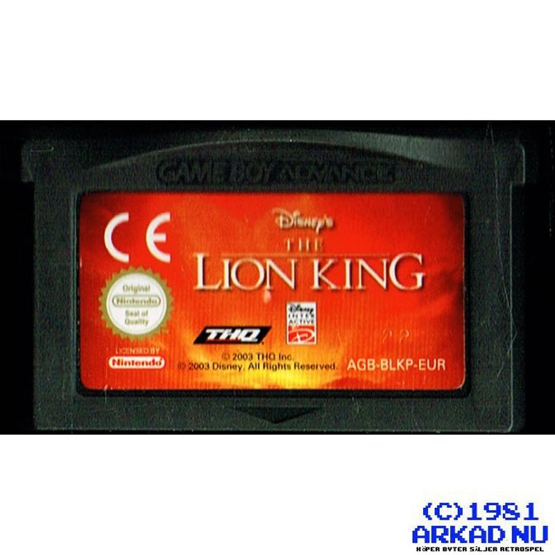 THE LION KING GBA