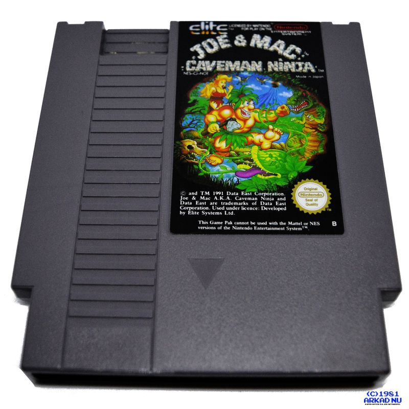 JOE & MAC CAVEMAN NINJA NES