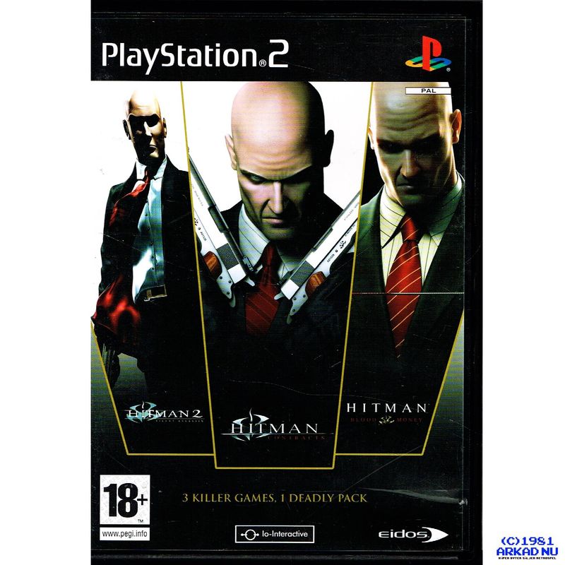 HITMAN THE TRIPLE HIT PACK PS2