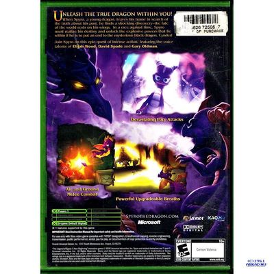 THE LEGEND OF SPYRO A NEW BEGINNING XBOX NTSC USA