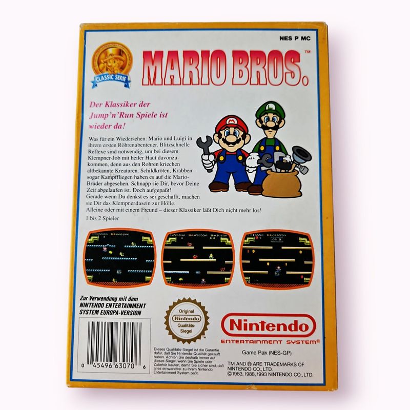 MARIO BROS CLASSIC SERIE NOE NES