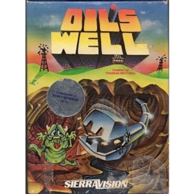 OILS WELL C64 Cartridge NYTT