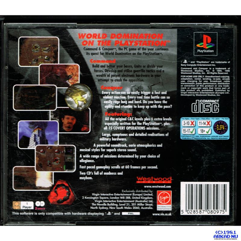 COMMAND & CONQUER PS1