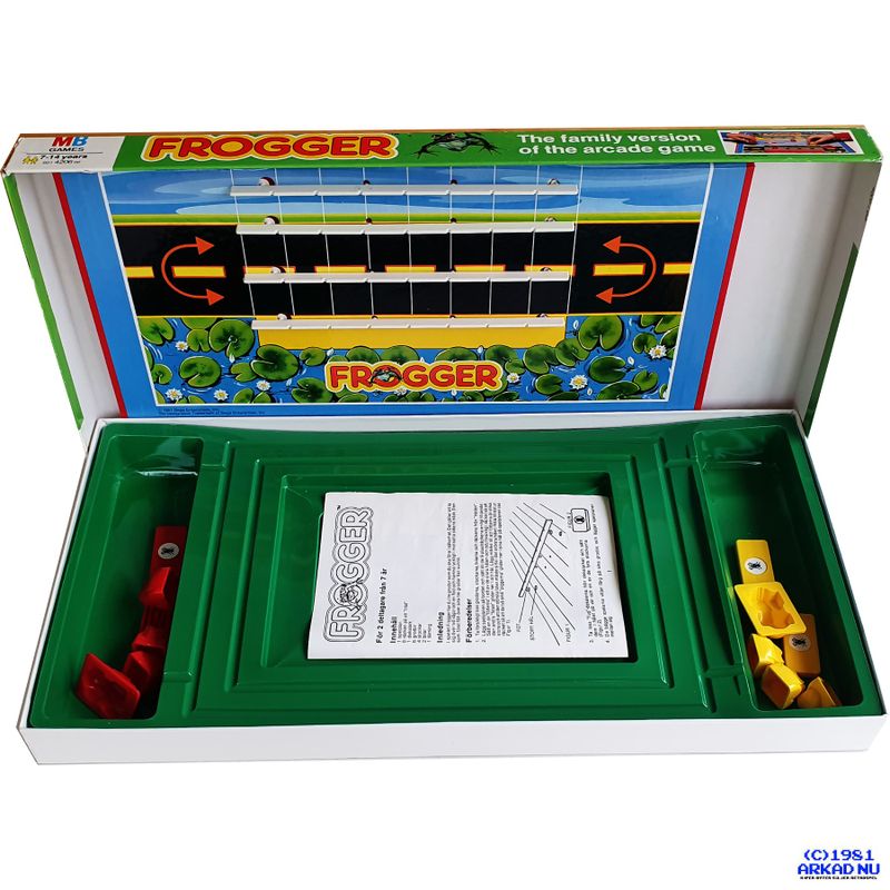 FROGGER MB MILTON BRADLEY BRÄDSPEL