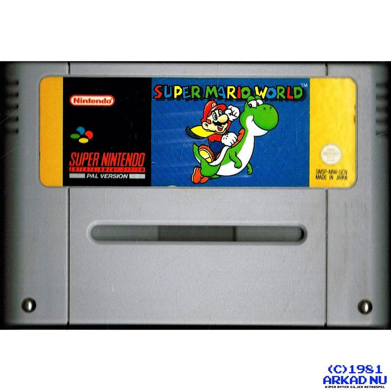 SUPER MARIO WORLD SNES SCN