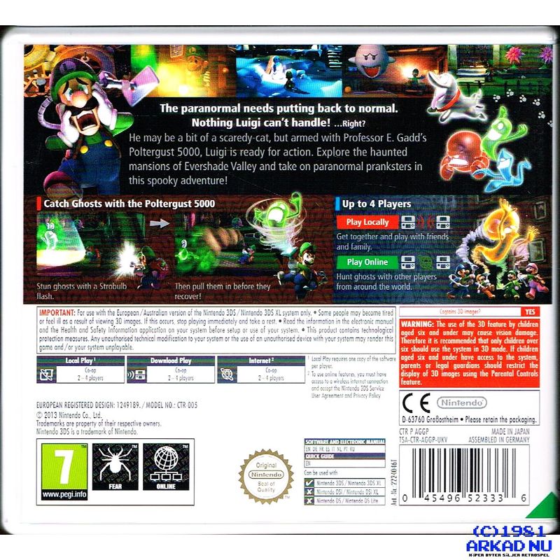 LUIGIS MANSION 2 3DS