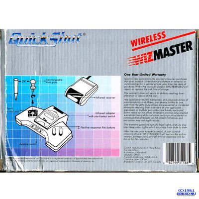 QUICKSHOT WIRELESS WIZMASTER NES