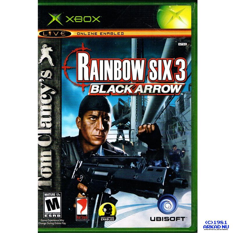 TOM CLANCYS RAINBOW SIX 3 BLACK ARROW XBOX NTSC USA