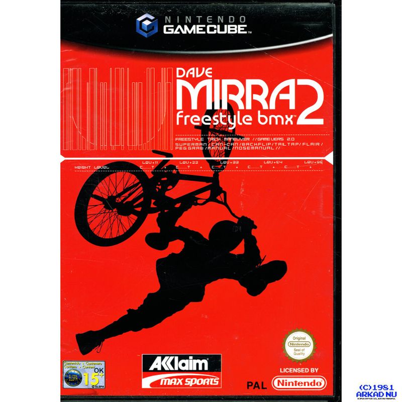 DAVE MIRRA FREESTYLE BMX 2 GAMECUBE