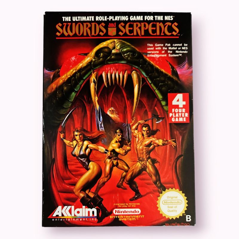 SWORDS AND SERPENTS NES SCN