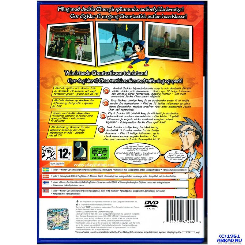 JACKIE CHAN ADVENTURES PS2