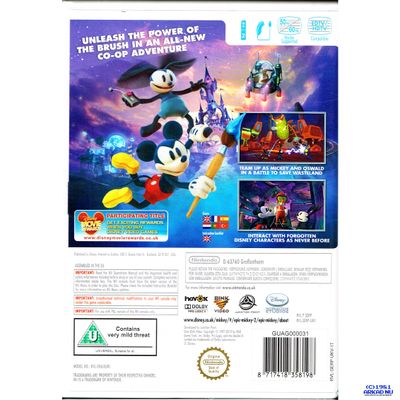 EPIC MICKEY 2 THE POWER OF TWO WII