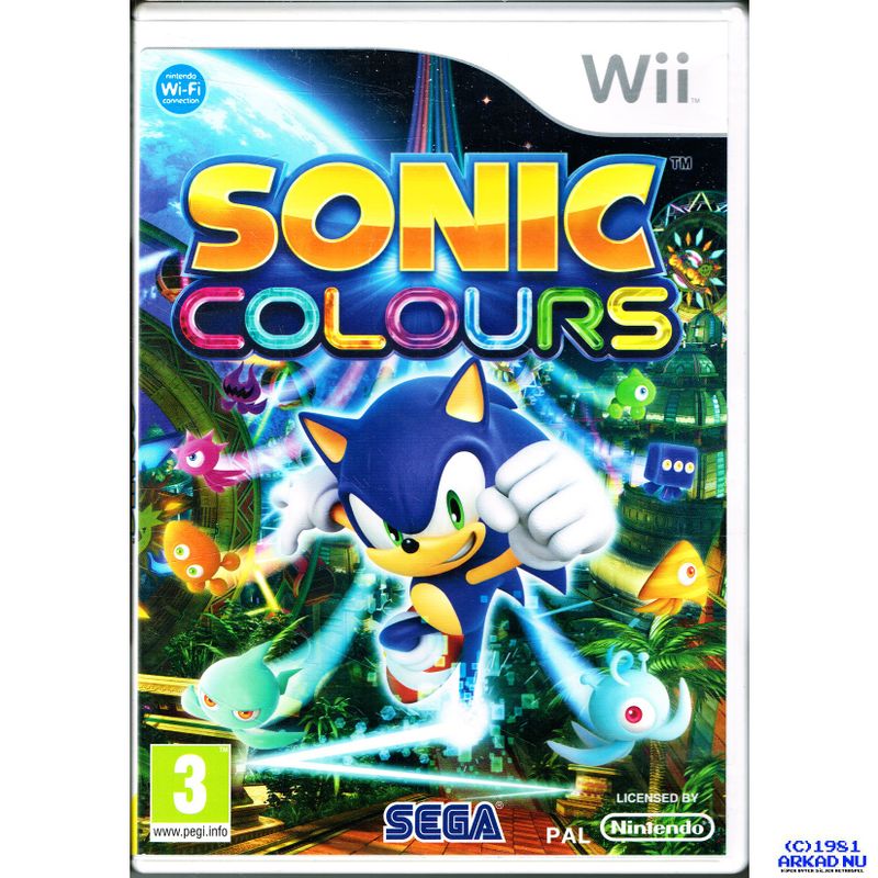 SONIC COLOURS WII