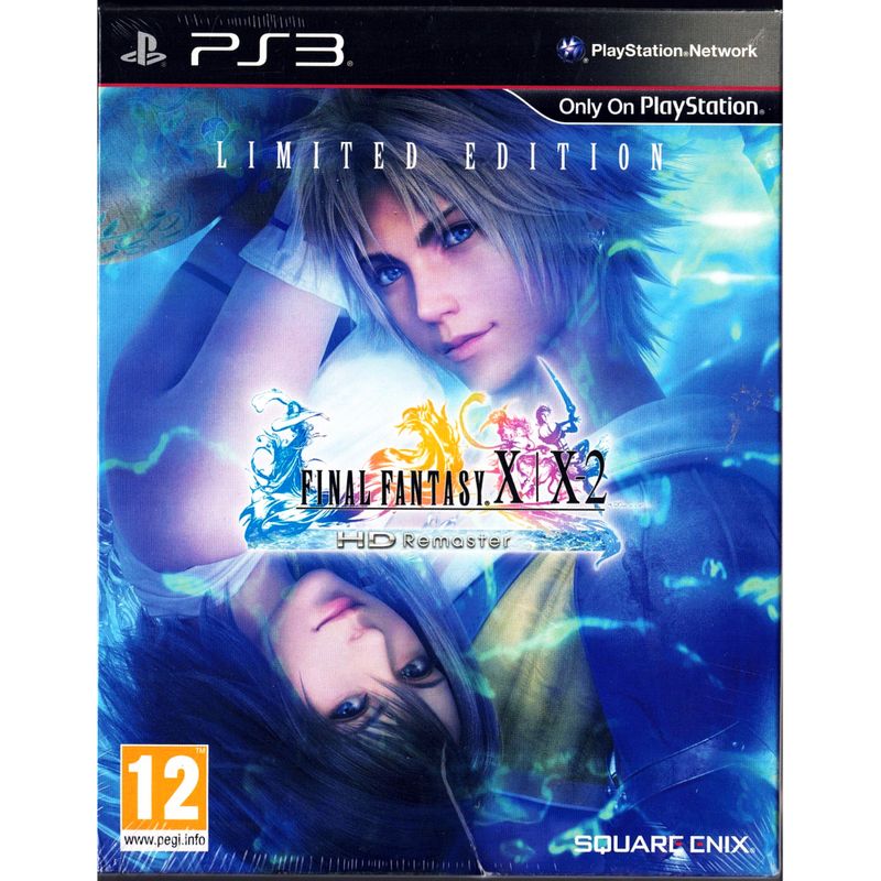 FINAL FANTASY X X2 HD REMASTER LIMITED EDITION PS3 NYTT INPLASTAD