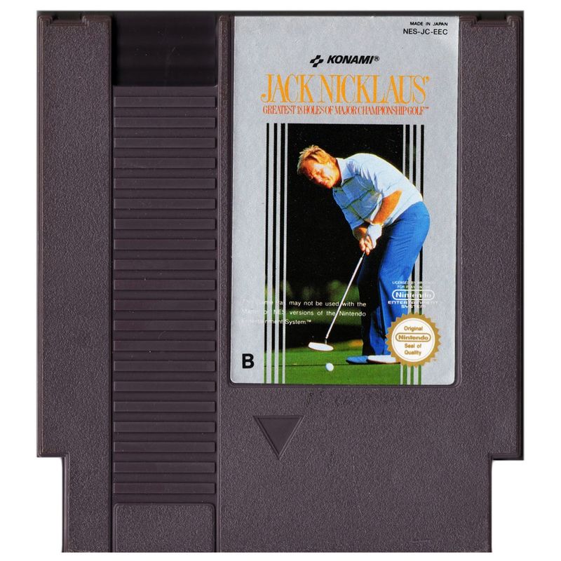 JACK NICKLAUS GREATEST 18 HOLES OF MAJOR CHAMPIONSHIP GOLF NES SCN