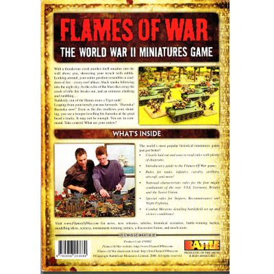 FLAMES OF WAR THE WORLD WAR II MINIATURES GAME