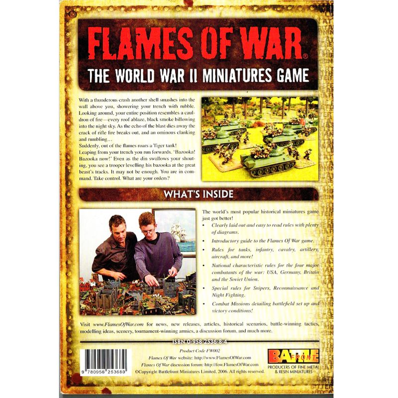 FLAMES OF WAR THE WORLD WAR II MINIATURES GAME