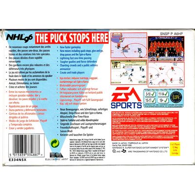 NHL 96 SNES SCN