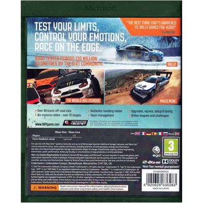 DIRT RALLY XBOX ONE