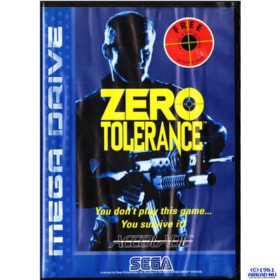 ZERO TOLERANCE MEGADRIVE