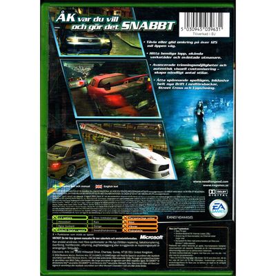 NEED FOR SPEED UNDERGROUND 2 XBOX