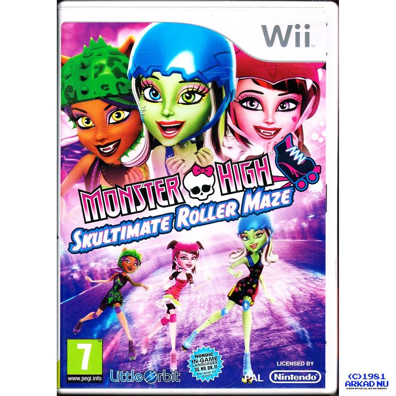 MONSTER HIGH SKULTIMATE ROLLER MAZE WII