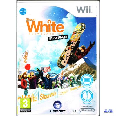 SHAUN WHITE SNOWBOARDING WORLD STAGE WII