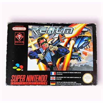 REALM SNES SVENSKSÅLD MED NY PLOMBERAD CARTRIDGE