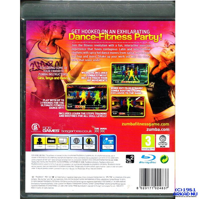 ZUMBA FITNESS PS3