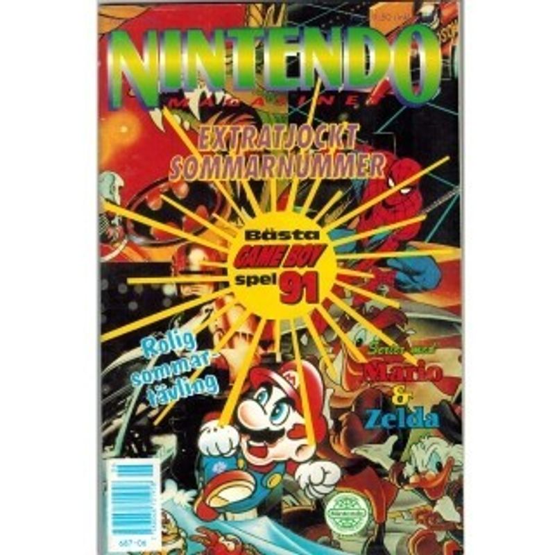 NINTENDO MAGASINET NR 6-7 1992 MED POWER PLAYER