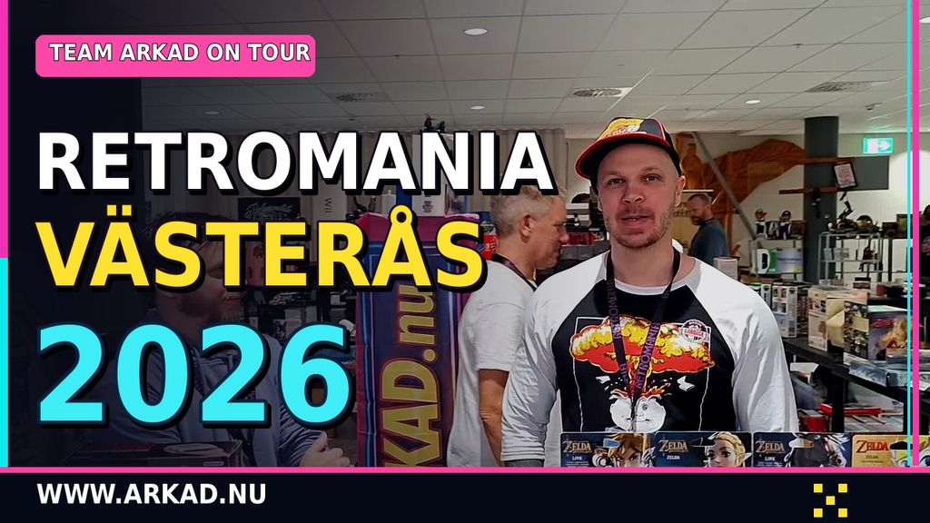 RETROMANIA VÄSTERÅS 2026 – Häng med TEAM ARKAD på retrospelsmässa! #retrogaming #RETROSPEL #games