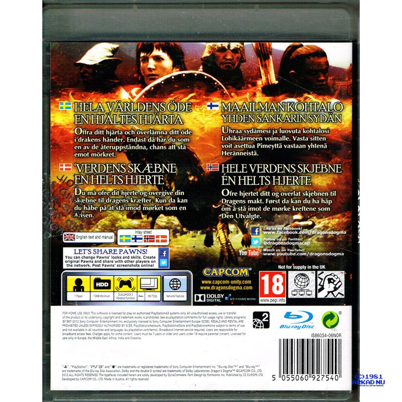 DRAGONS DOGMA PS3