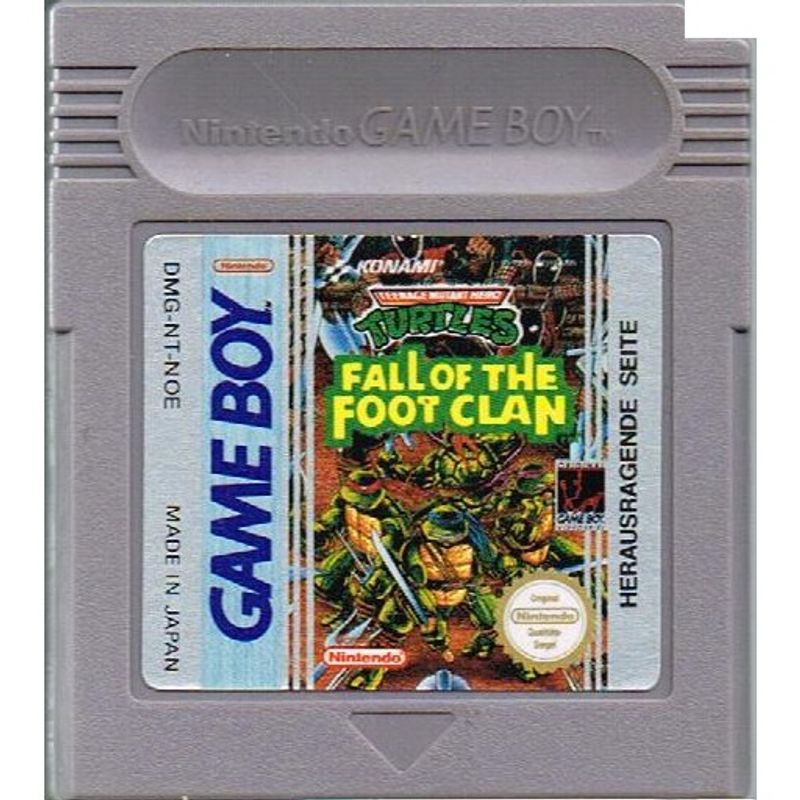 TEENAGE MUTANT HERO TURTLES FALL OF THE FOOT CLAN GAMEBOY