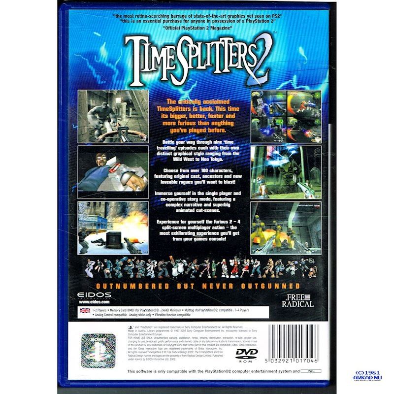 TIMESPLITTERS 2 PS2