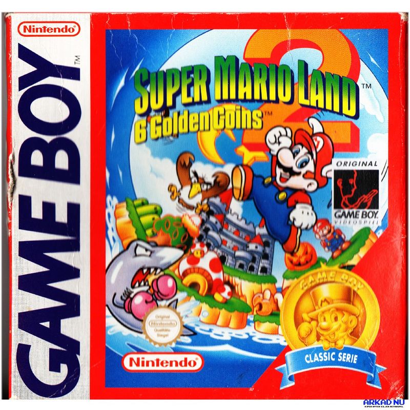 SUPER MARIO LAND 2: 6 GOLDEN COINS GAMEBOY