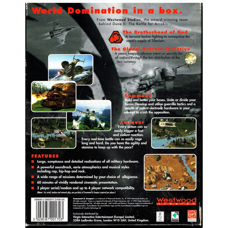 COMMAND & CONQUER PC BIGBOX