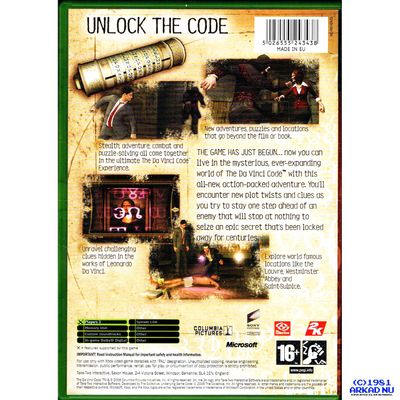 THE DA VINCI CODE XBOX