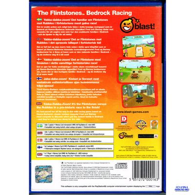 THE FLINTSTONES BEDROCK RACING PS2