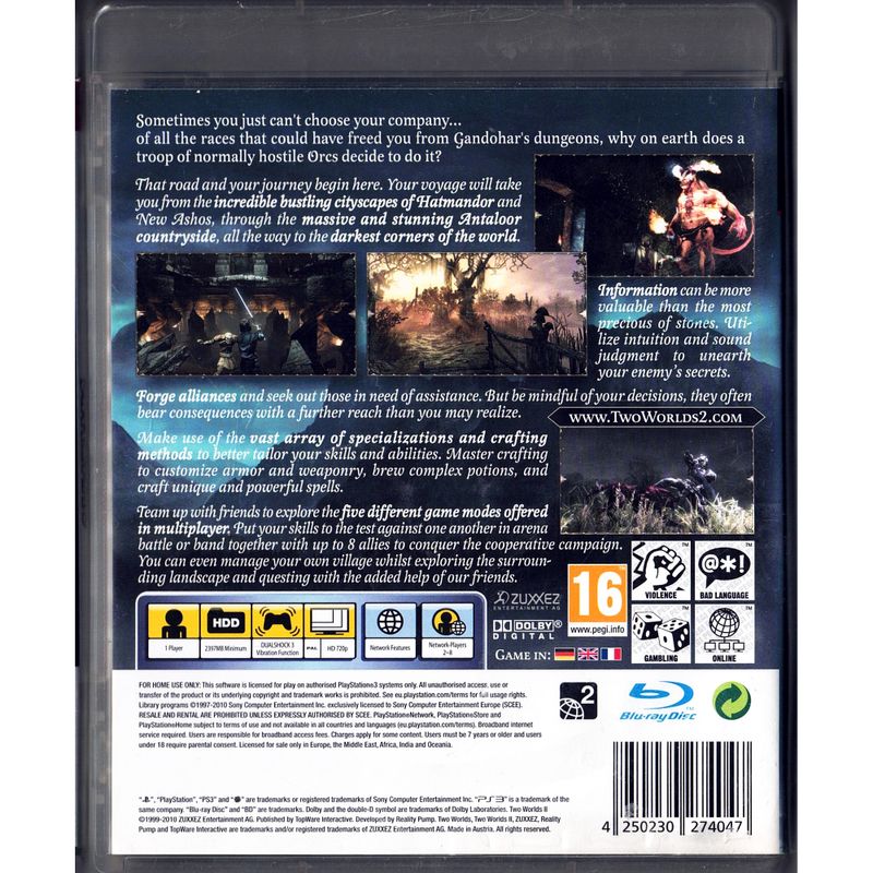 TWO WORLDS II PS3