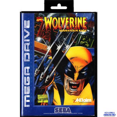 WOLVERINE ADAMANTIUM RAGE MEGADRIVE