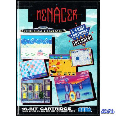 MENACER 6 GAME CARTRIDGE MEGADRIVE