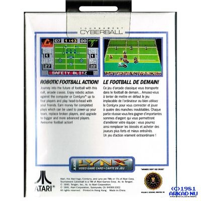 TOURNAMENT CYBERBALL ATARI LYNX